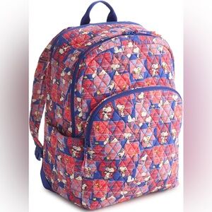 💐 NWT Vera Bradley Peanuts Outlet Essential Large Backpack Snoopy’s House